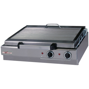 Lava stone grill on gas -Top-