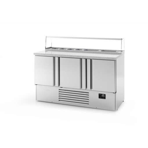 ME 1003 PIZZA Table à salade réfrigérée GN1/1 Série 700