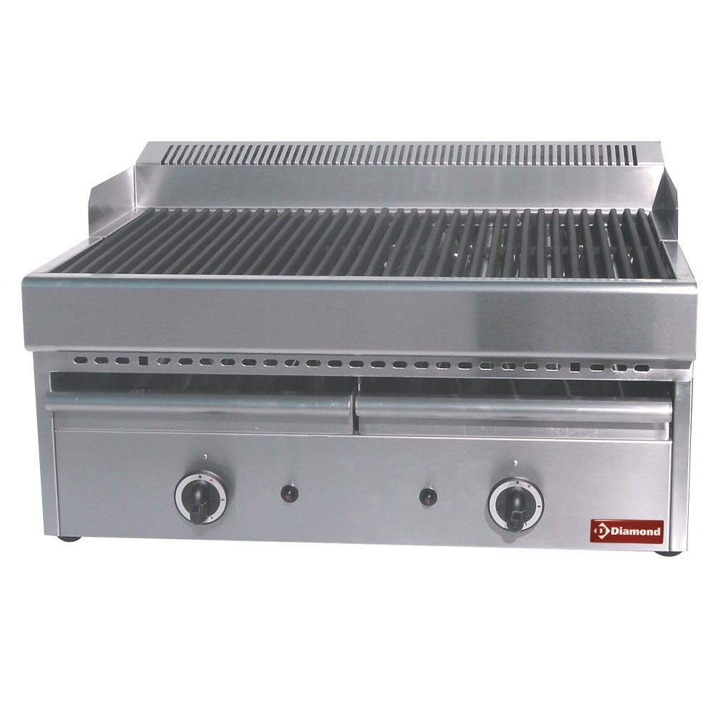 WR-GV67-77 Grill vapeur gaz avec grille de cuisson en fonte -Top-