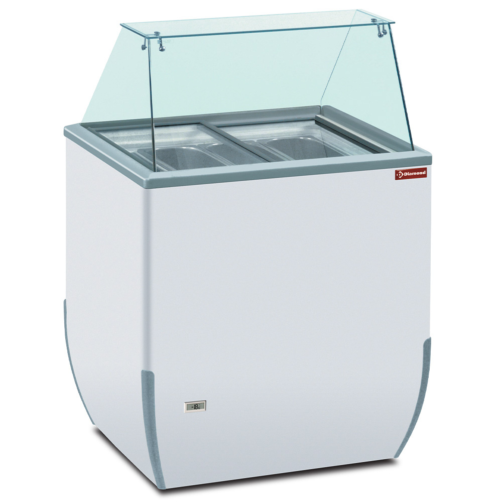 BRIOICE-R2 Comptoir présentoir pour crème glacée, 170 litres