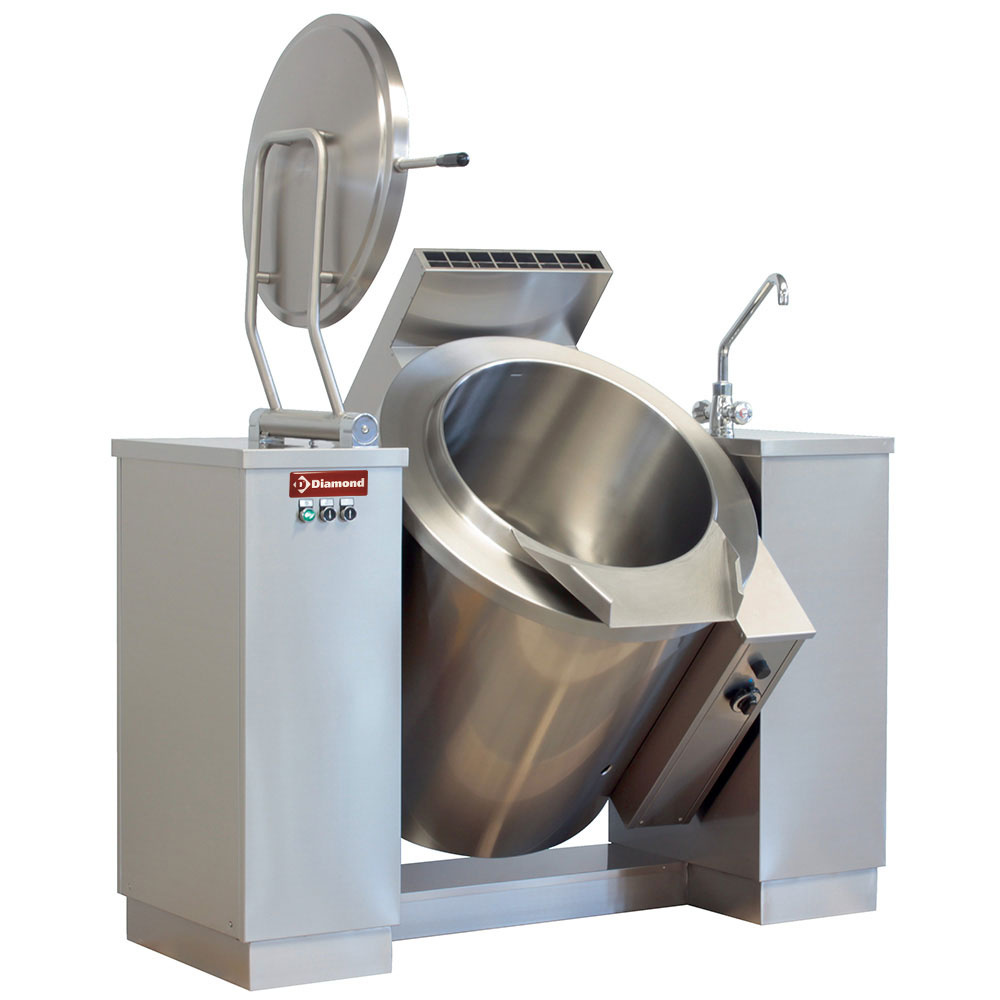 GMB/150I Marmite basculante gaz 150 litres, chauffage indirect