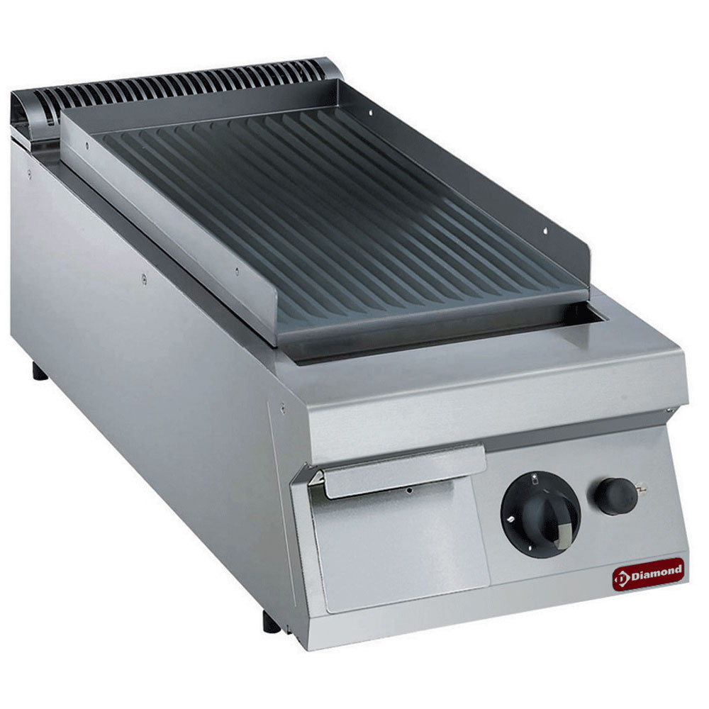 G22/PR4T-NE Plaque de cuisson gaz, rainurée -TOP-