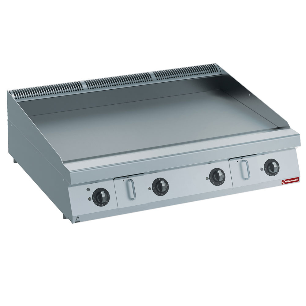 E22/PLNC12-HP Plaque de cuisson élec. HP, lisse, nitro chrome -TOP-