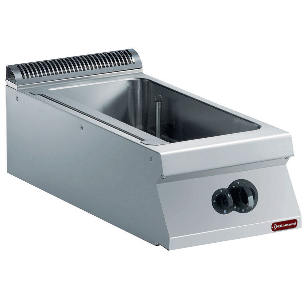 G22/BM4T-N Bain-marie gaz, 4 GN 1/3 h150 mm -TOP-