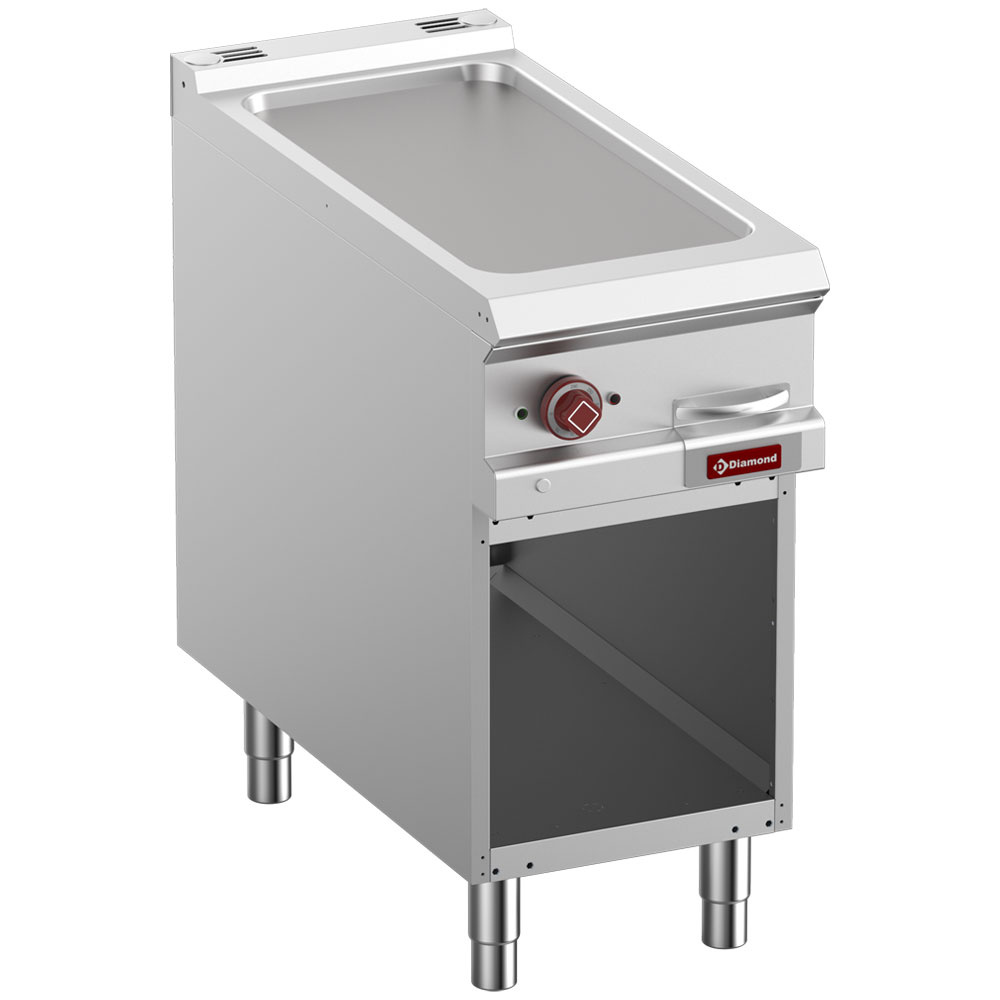 E9/PLA4-N Plaque de cuisson lisse électrique module 1/2, armoire ouverte