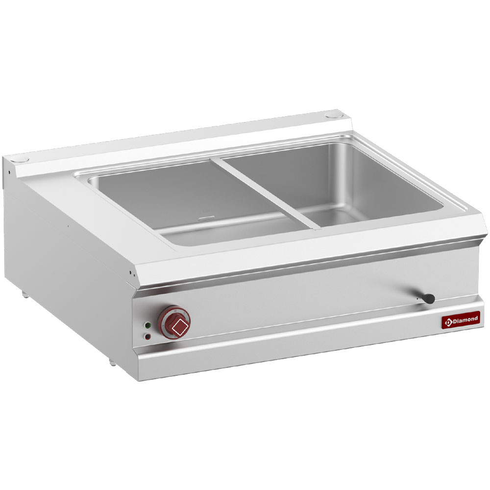 E7/BM8T-N Bain-marie électrique GN 2/1 h 150 mm -Top-