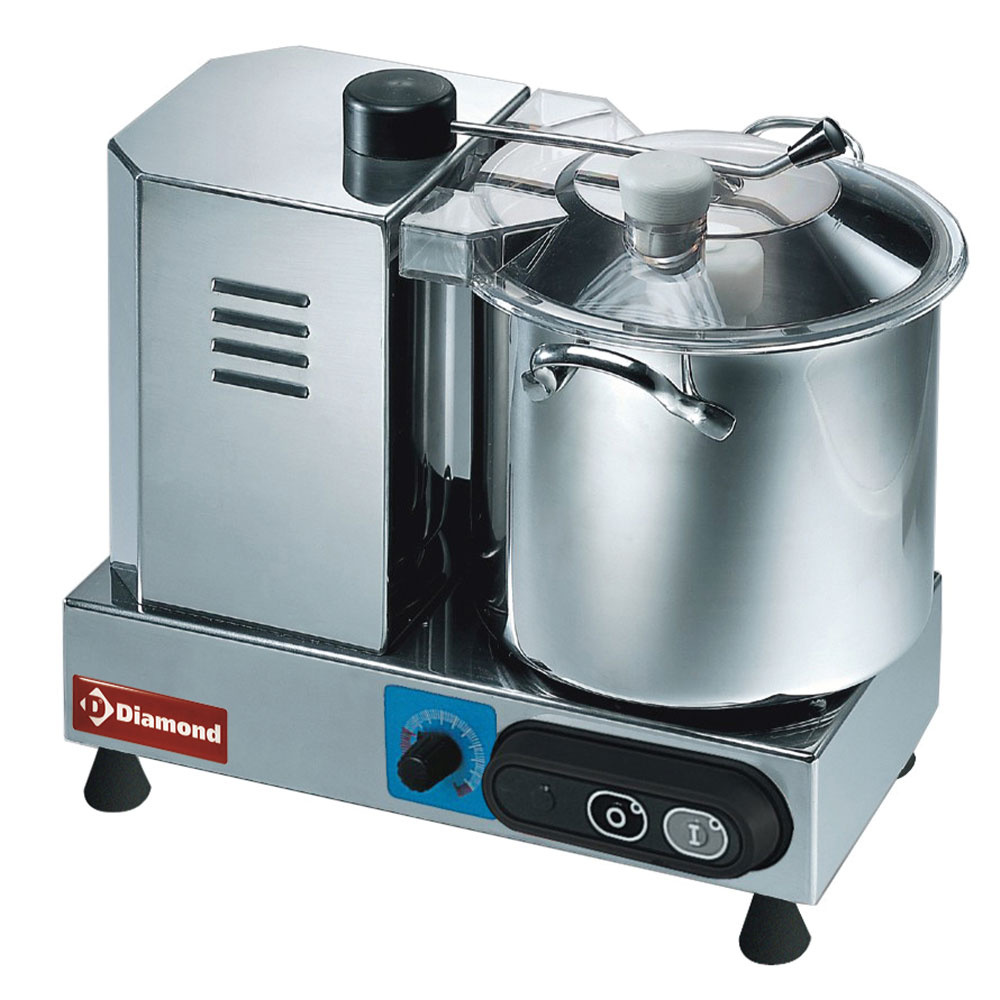 CSP/6V Cutter inox, 6 litres, variateur de vitesse