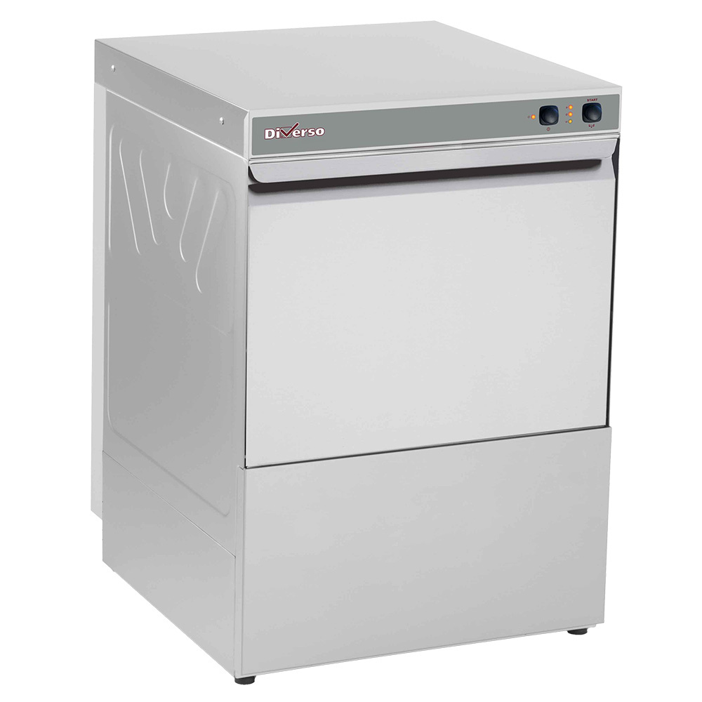 WR-LV50-MPD5 Lave-vaisselle panier 500x500 mm, avec pompe vidange et doseur de produit de lavage