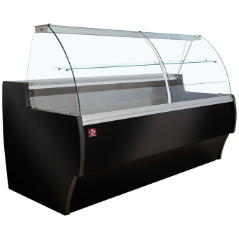 FULL vitrine 440 Lt., 5 glass levels, ventilated - ICE CREAM & PASTRY - WHITE