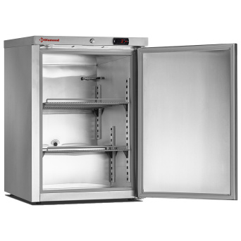 Static freezer, glass door, 525 liters, GN2/1+600x400, white