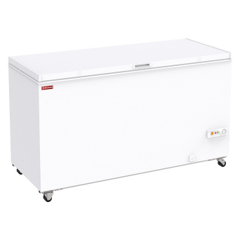 Wall-mounted freezer element, self-service, swinging doors - Black decor