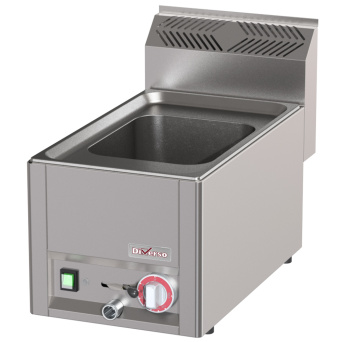 Electric fryer 13 liters on stand, with drain