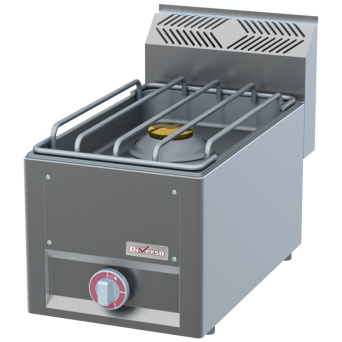 Range 4 burners with convection oven GN1/1