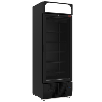 [10160] Positive refrigerated display 715 liters BLACK with lightbox