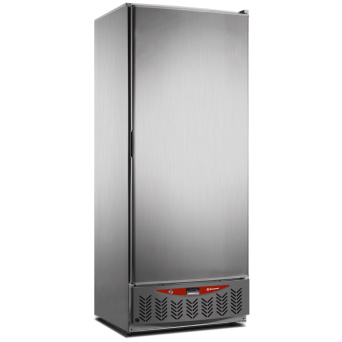 [10416] Ventilated refrigerator, 400 liters. stainless steel