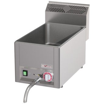 [10632] Electric table top fryer 10 liters + tap