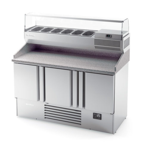 [11088] ME 1003 VIP Table à pizza réfrigérée GN1/1 Série 700