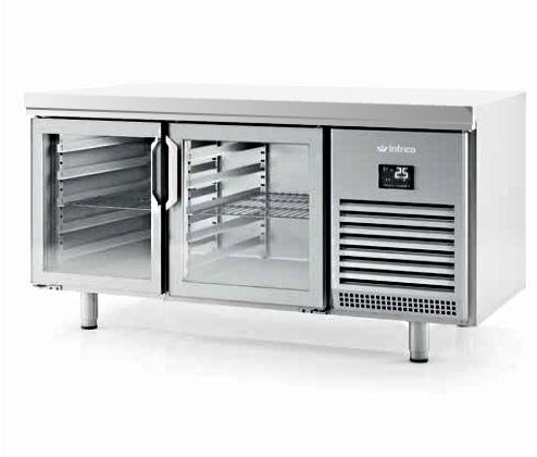 [11121] MR 1620 CR Table réfrigérée 600×400 porte vitrée Série 800