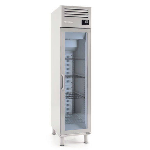 [11317] AGN 300 CR Armoire réfrigérée à porte vitrée GN 1/1 SLIM LINE Série AGN 300/600L