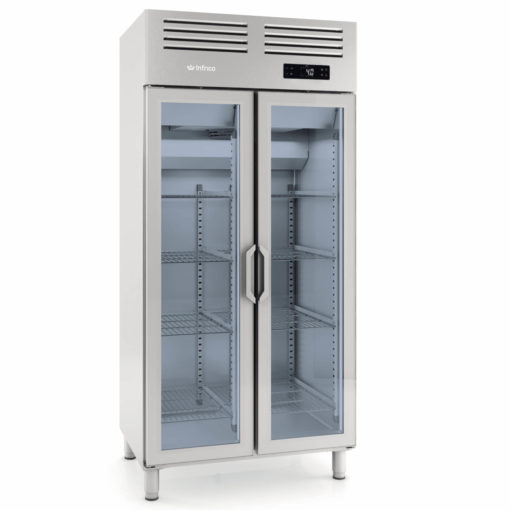 [11319] AGN 600 CR Armoire réfrigérée à porte vitrée GN 1/1 SLIM LINE Série AGN 300/600L