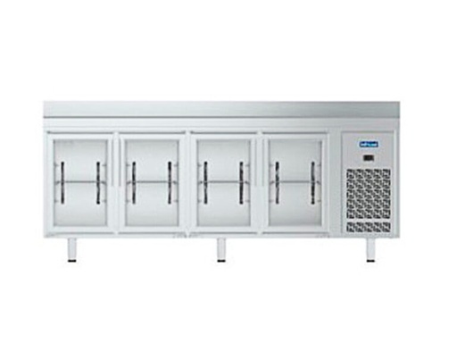 [11488] IM604PCR Table de réfrigération et de congélation à porte vitrée série IM 600