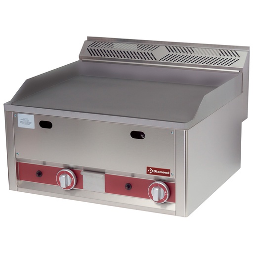 [11959] WR-GPLD-04 Double plaque de cuisson gaz, lisse -Top-