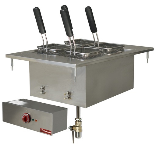 [12141] EDI/CP4 Cuiseur à pâtes électrique, 20 litres, à encastrer