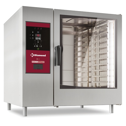 [12263] SDE/XC-12 Four électrique vapeur directe et convection, 10xGN2/1+Cleaning