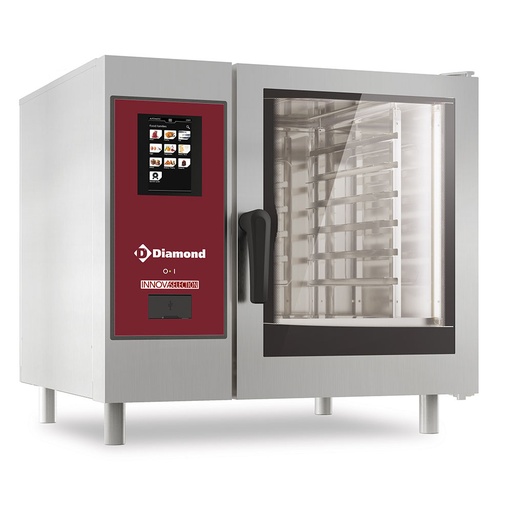 [12268] SBGT/XC-06 Four gaz "TOUCH" vapeur boiler/ convection 6xGN1/1+ Cleaning