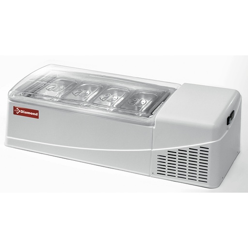 [12307] GEL/48L-R2 Conservateur de crème glacée, 4-8 goûts "white"