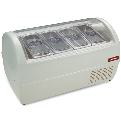 [12309] BABYGEL/48-R2 Conservateur de crème glacée, 4-8 goûts "white"