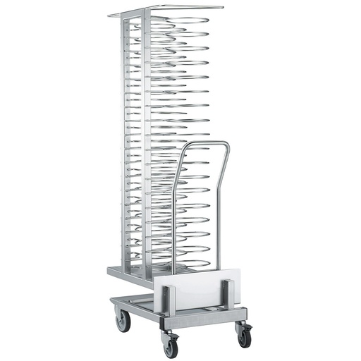 [12665] AC/2A20-4585-X Chariot et chargeur amovible, pour 45 assiettes (ø 300 mm), four 20x GN 1/1 (espace 85 mm)