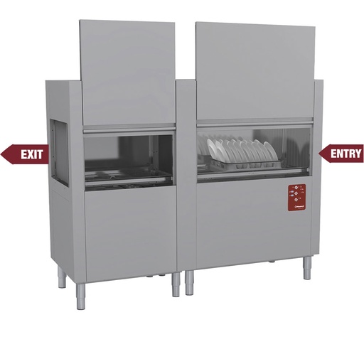 [13140] D160E/7-DX- Lave-vaisselle à traction de paniers 200Pan/H