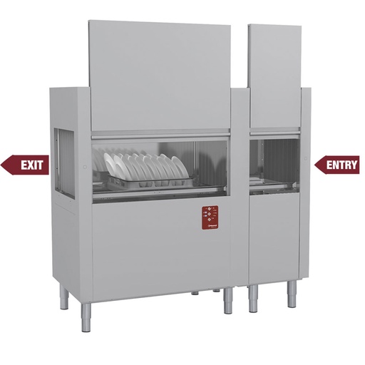 [13150] DATIC20E/7-230/3- Lave-vaisselle à traction de paniers 200Pan/H