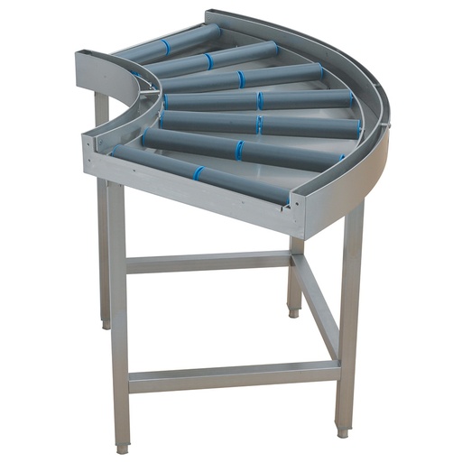 [13279] DRF90 Courbe convoyeur à rouleaux 90°