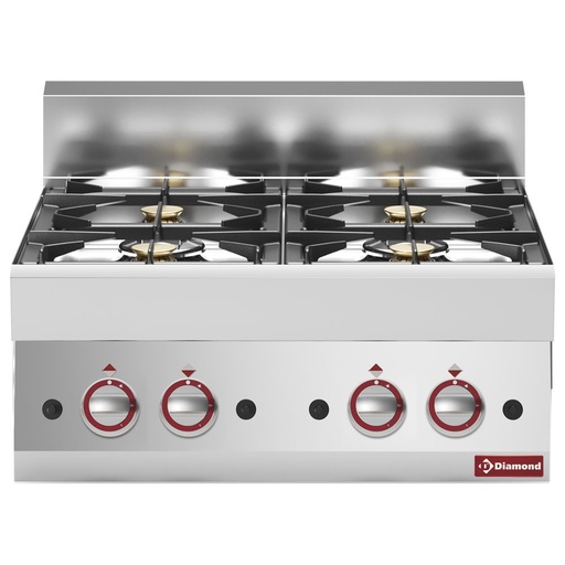 [13469] G65/4F7T-N Cuisinière gaz 4 feux vifs -Top-
