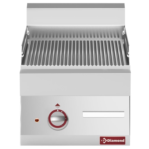 [13553] E65/PR4T-230V/3-N Plaque de cuisson électrique rainurée -top- "Alpha 650"
