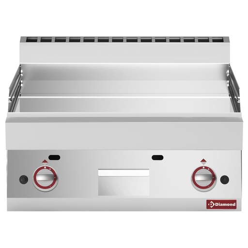 [13592] G65/PLCD7T-N Plaque de cuisson gaz lisse -Top- chrome dur "50 µm"