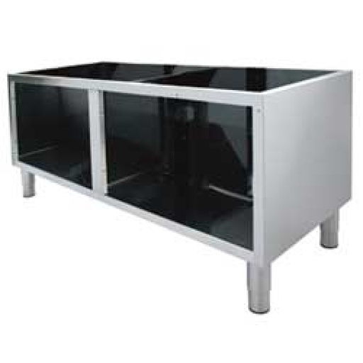 [13617] N65/BA10 Soubassement ouvert en acier inox AISI 304