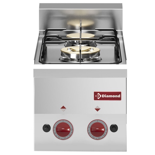 [13940] G60/2F3T-N Cuisinière 2 feux gaz -Top-