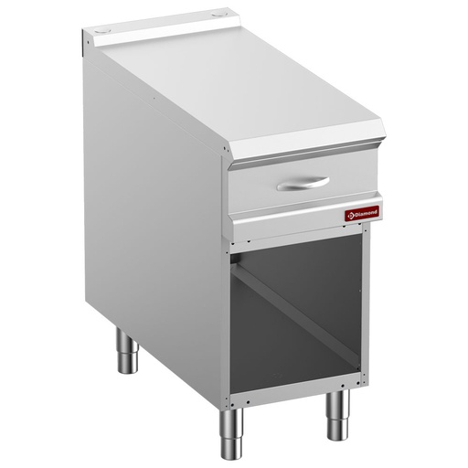 [14791] N9/PTAC4-N Elément neutre avec tiroir GN module 1/2 , armoire ouverte