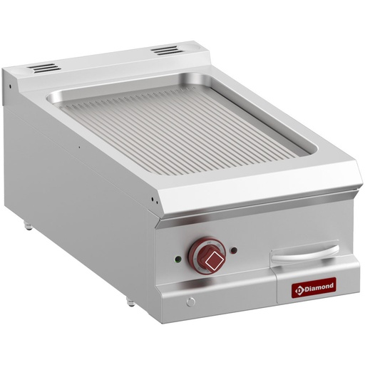 [14919] E7/PR4T-N Plaque de cuisson électrique rainurée, module 1/2 -Top-