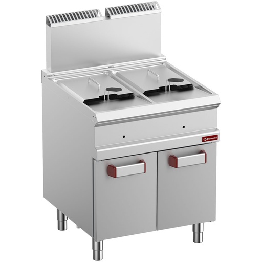 [14945] G7/F28A7-N Friteuse gaz 2 cuves 14 litres sur armoire