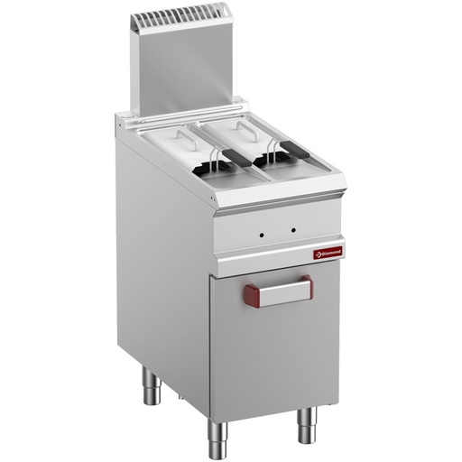 [14946] G7/F2V7A4-N Friteuse gaz 2 cuves de 7 litres sur armoire