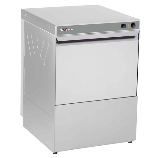 [15330] WR-LV50-MPD5 Lave-vaisselle panier 500x500 mm, avec pompe vidange et doseur de produit de lavage