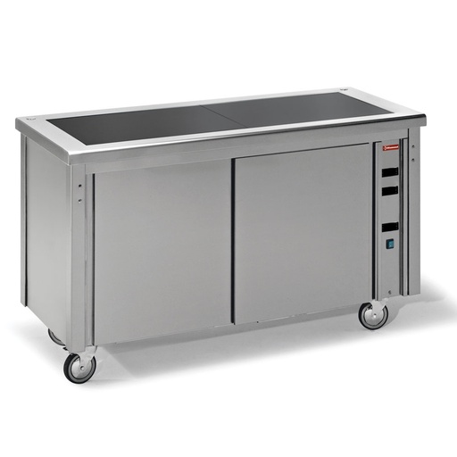 [15386] VC15 Elément vitrocéramique sur armoire chauffante